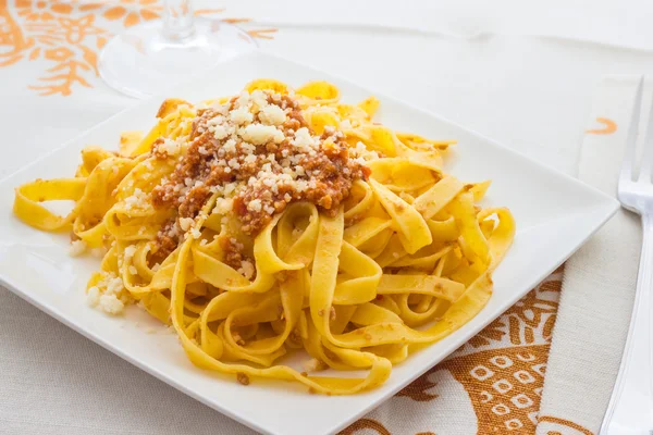 Tagliatelle Al ragu — Zdjęcie stockowe