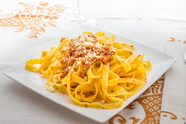 Tagliatelle al ragu — Foto Stock