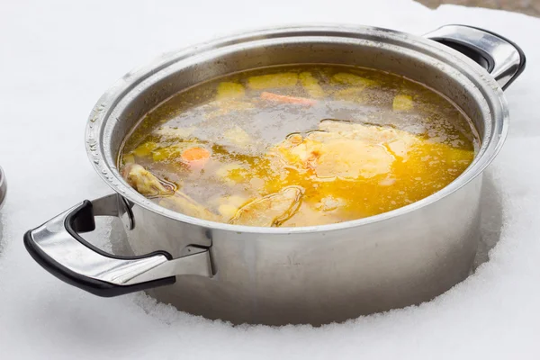 Caldo de res y verduras — Foto de Stock