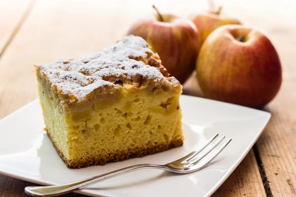 Bolo de maçã — Fotografia de Stock