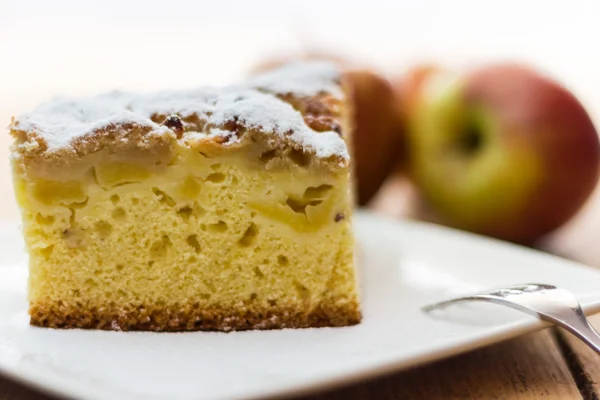 Gâteau aux pommes — Photo