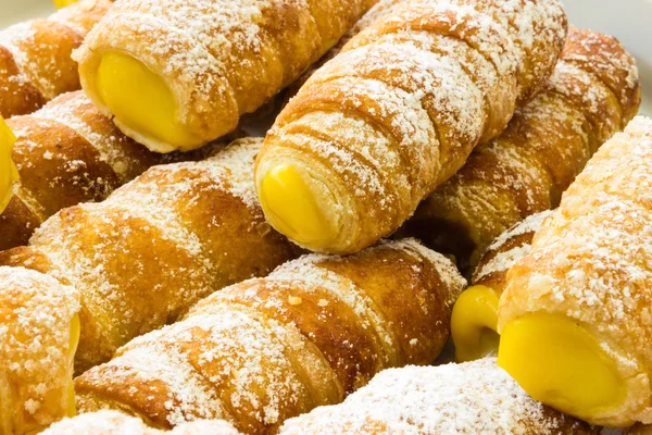 Cannoli creme — Stockfoto