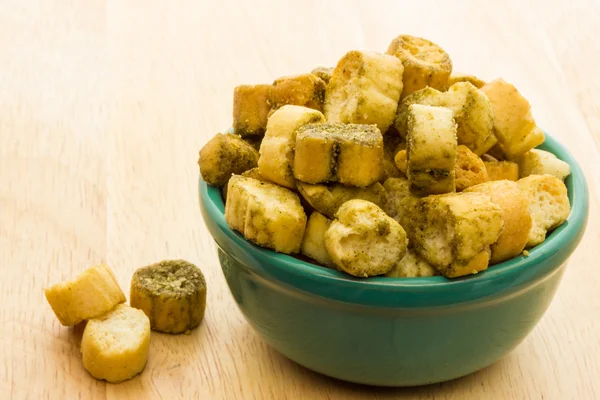 Croutons of bread — Stock Photo, Image