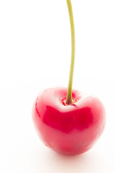 Bagas de cereja vermelhas maduras — Fotografia de Stock