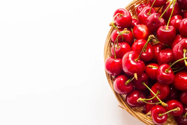 Ripe red cherry berries — Stock Photo, Image