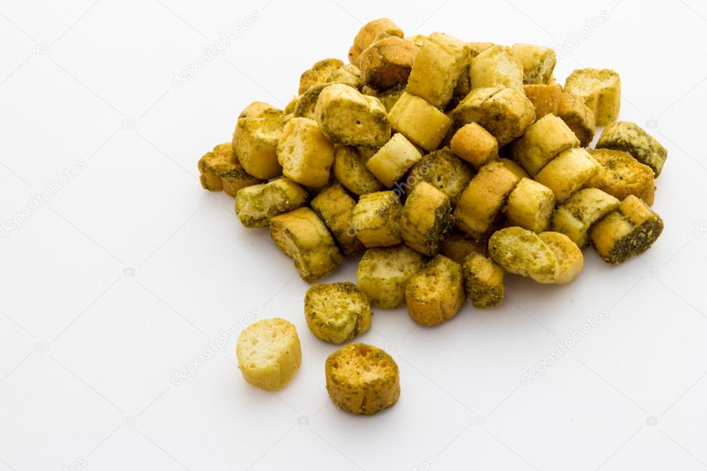 Croutons of bread