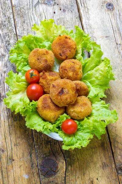 Croquetes de cebola — Fotografia de Stock