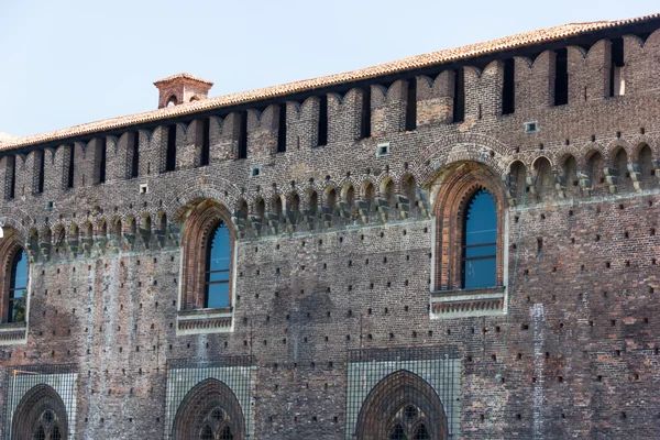 Castello sforzesco Milán — Foto de Stock