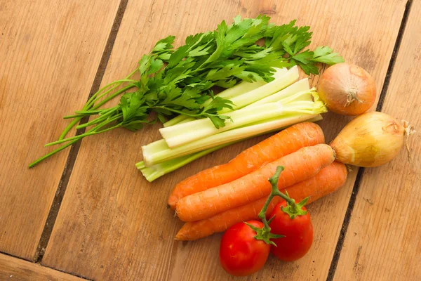 Vegetables for vegetable broth — Stock Photo, Image