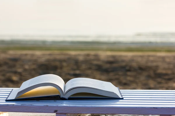 Βιβλίο στην παραλία — Φωτογραφία Αρχείου