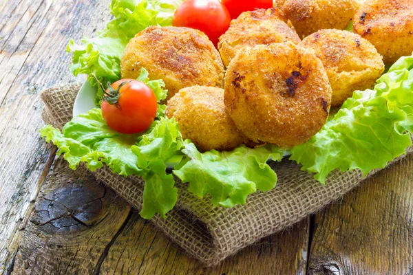 Croquetes de cebola — Fotografia de Stock