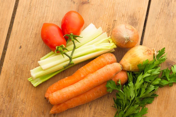 Vegetables for vegetable broth — Stock Photo, Image