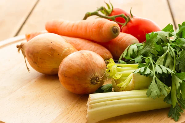 Grönsaker för grönsaksbuljong — Stockfoto