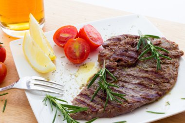 Veal steaks clipart