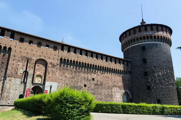 Castello sforzesco Milán — Foto de Stock