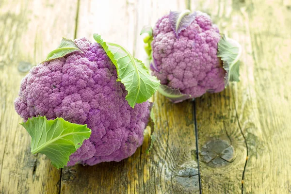 Purple cauliflower — Stock Photo, Image