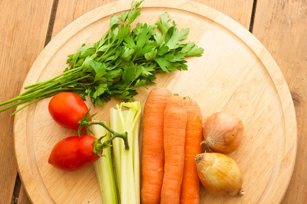 Vegetables for vegetable broth — Stock Photo, Image