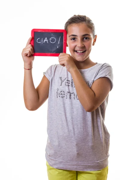 Smiling little girl — Stock Photo, Image