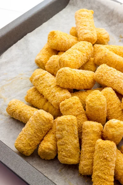 Potato Croquettes ready to be cooked — Stock Photo, Image