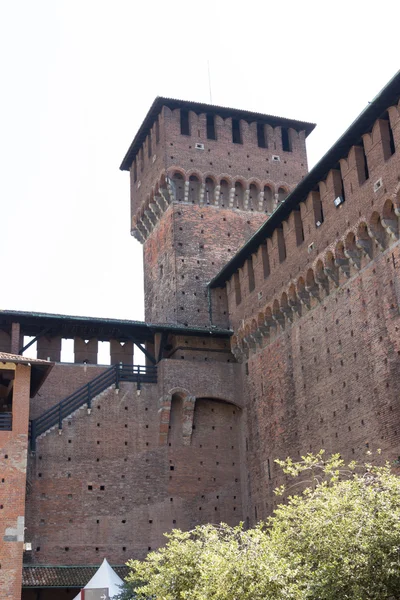 Castello sforzesco Milán — Foto de Stock