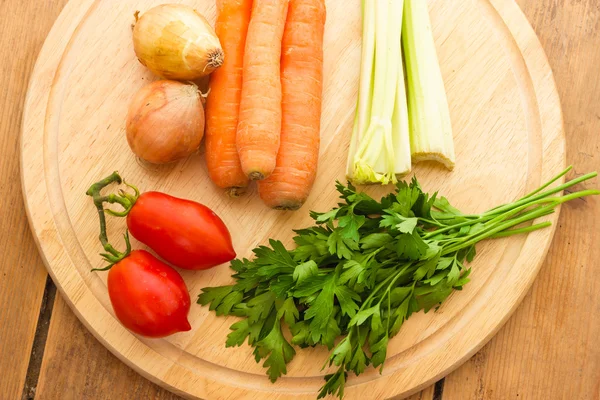 Grönsaker för grönsaksbuljong — Stockfoto