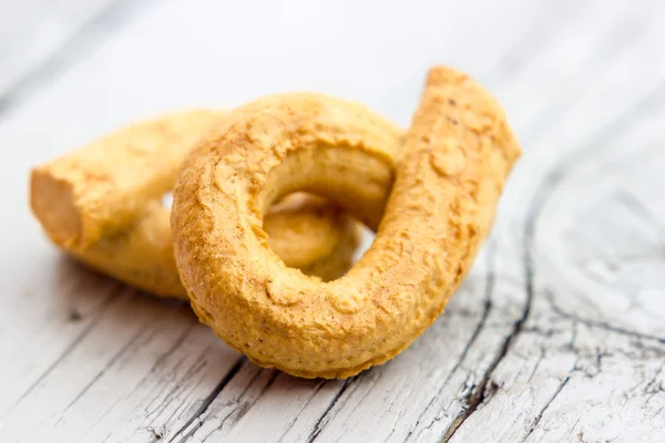 Taralli Pugliesi croccanti — Foto Stock