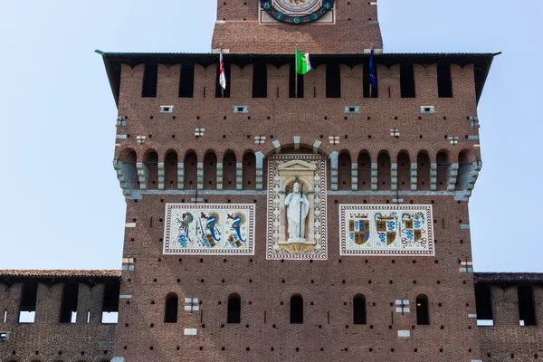 Castello sforzesco Milano — Φωτογραφία Αρχείου