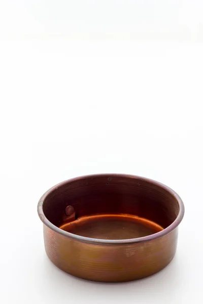 Antique copper bowl — Stock Photo, Image