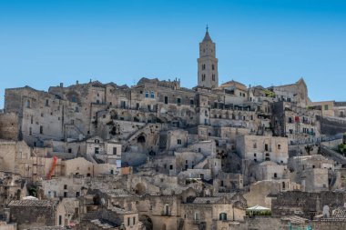 Matera Basilicata sokakları panorama