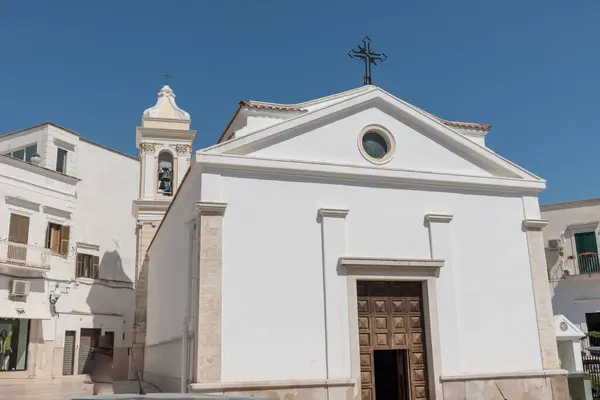 Vieste Puglia Mar Ciudad — Foto de Stock