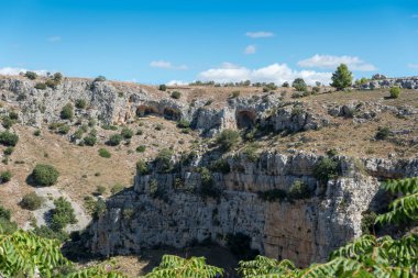 Matera Basilicata sokakları panorama