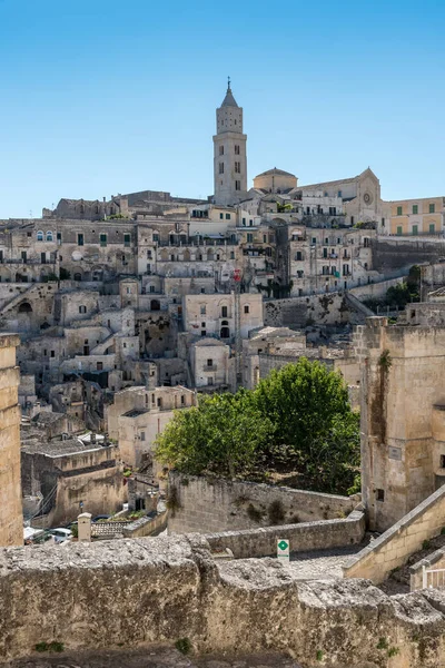 Matera Basilicata Calles Panorama —  Fotos de Stock