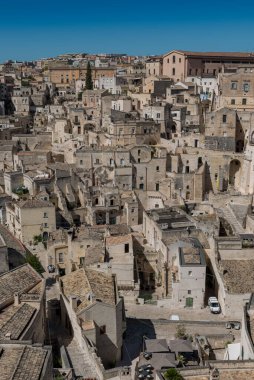 Matera Basilicata sokakları panorama