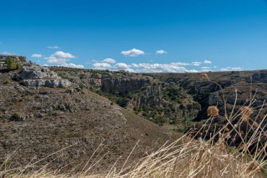 Matera Basilicata sokakları panorama