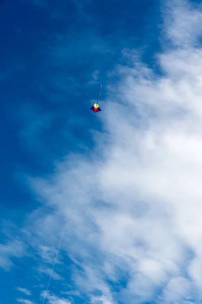 Barevní Draci Létající Obloze — Stock fotografie