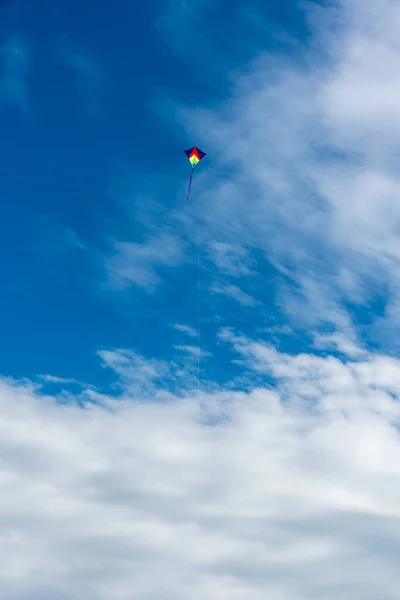 Colorful Kites Flying Sky — Stock Photo, Image