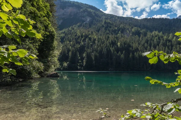 Lago Tovel Trentino Alto Adige Italia — Foto Stock