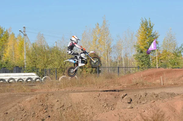 Campeonato Júnior de Motocross — Fotografia de Stock
