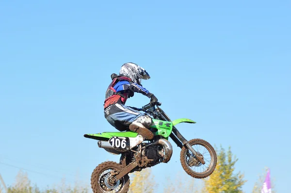 Motocross-Juniorenmeisterschaft — Stockfoto