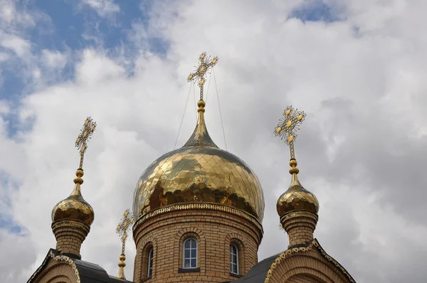 Kupoler av den ortodoxa kyrkan — Stockfoto