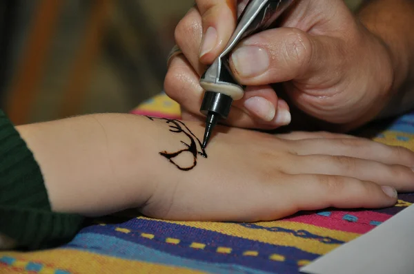 Tatuaj vopsea impermeabilă — Fotografie, imagine de stoc