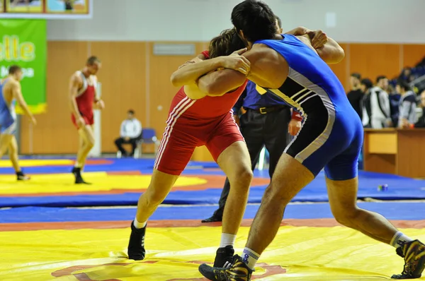 Competições na luta greco-romana — Fotografia de Stock