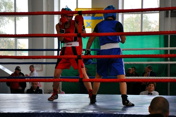October 18, 2012, Russian Championship in boxing among women, the city of O — Stock Photo, Image