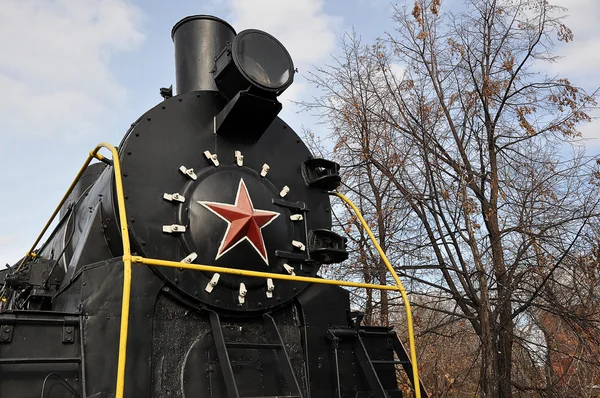 Elements of the steam locomotive — Stock Photo, Image