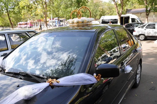 Boda coche decoración — Foto de Stock