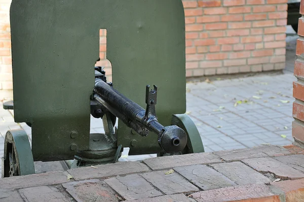 Elementen van de oude machine gun — Stockfoto