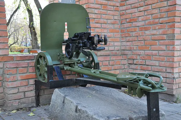 Eski makineli tüfek unsurları — Stok fotoğraf