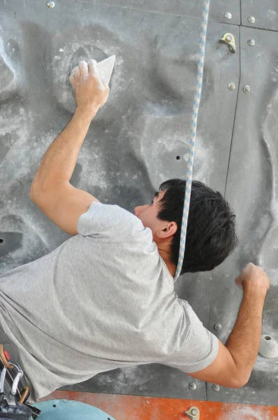 Competitions in rock climbing — Stock Photo, Image