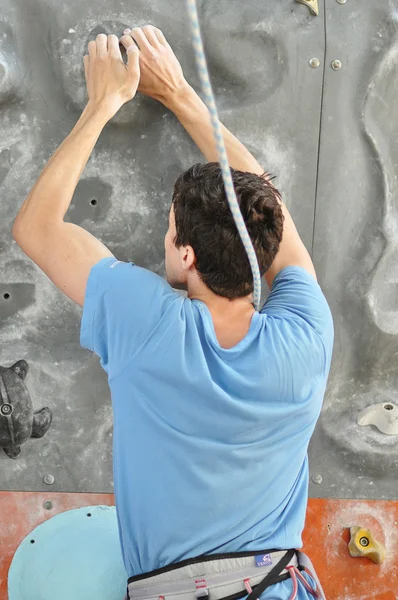 Competitions in rock climbing — Stock Photo, Image