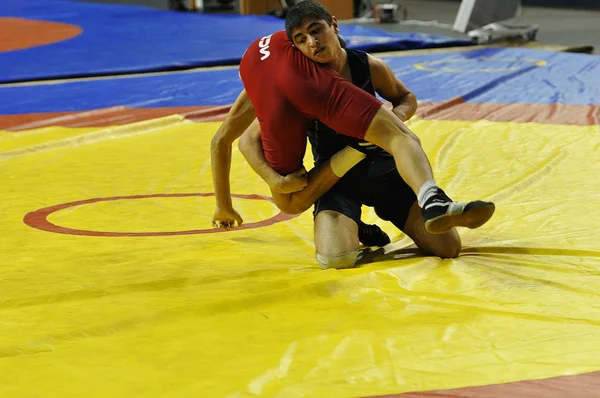 Competições na luta greco-romana — Fotografia de Stock